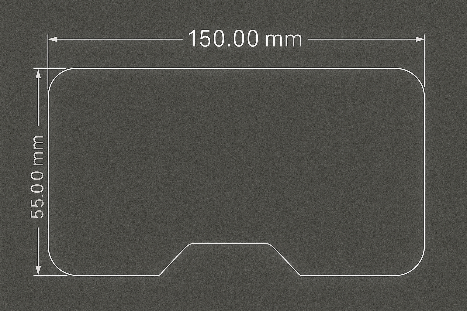 55mm AF Protect Lens Film Nose Cut (Pack of 2)